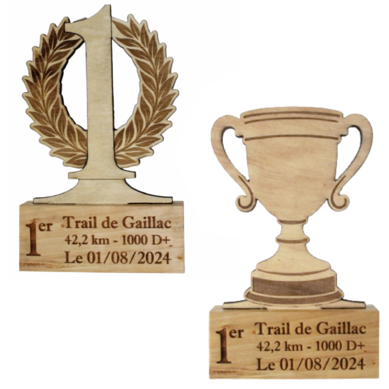 Trophées en bois toute discipline