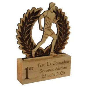 Trophée course à pied homme - en biais