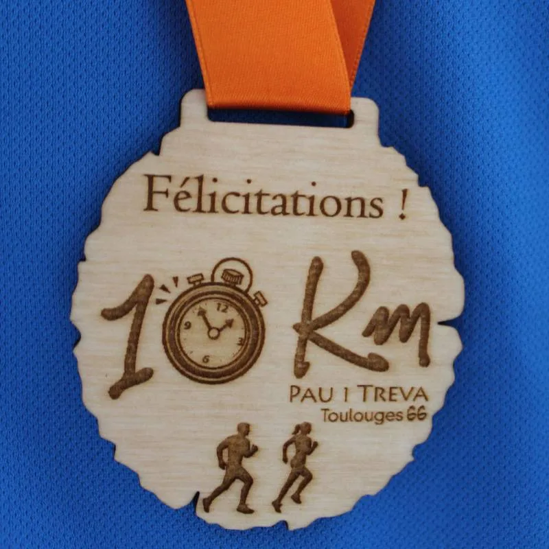 Médaille sur mesure pour les 10 km de Toulouges