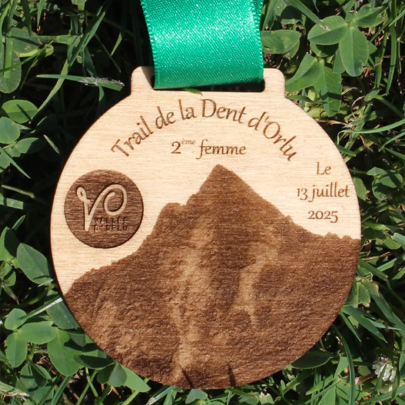 Médaille en bois de la Dent d'Orlu