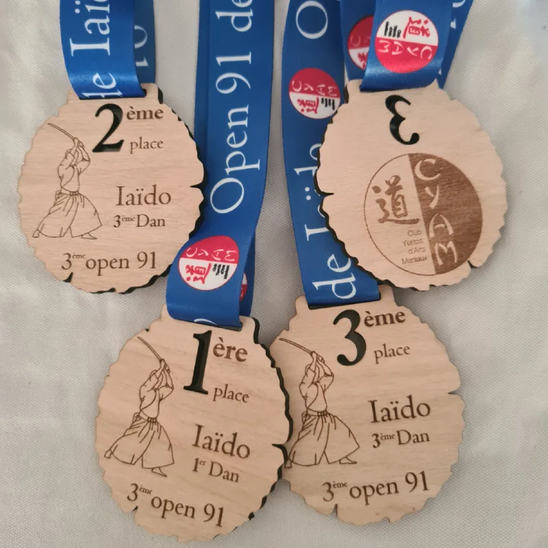 Médailles arts martiaux