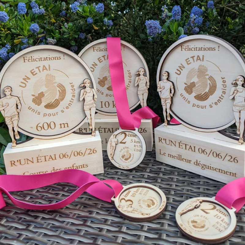 Trophées et médailles Run Étai