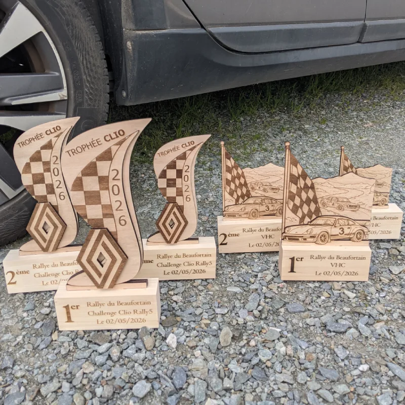 Trophées bois de Rallye